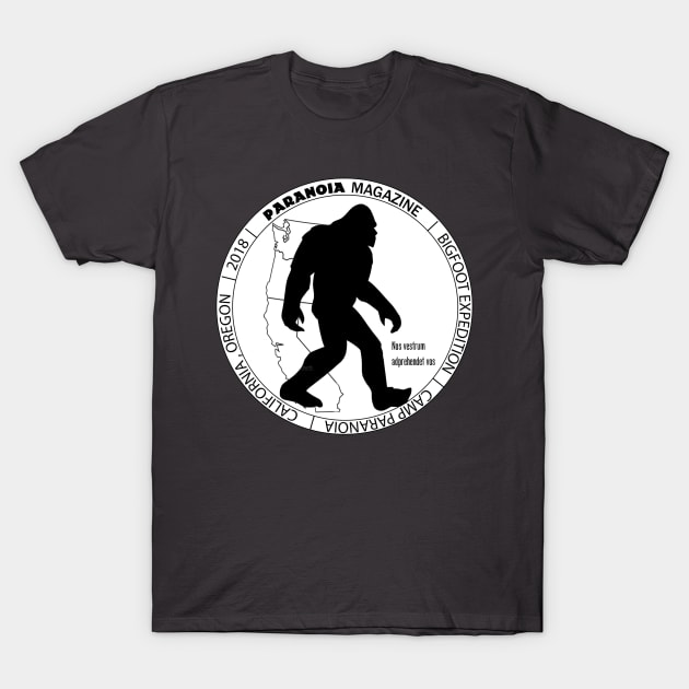 Camp Paranoia - Bigfoot Expedition 2018 T-Shirt by The Paranoia Store